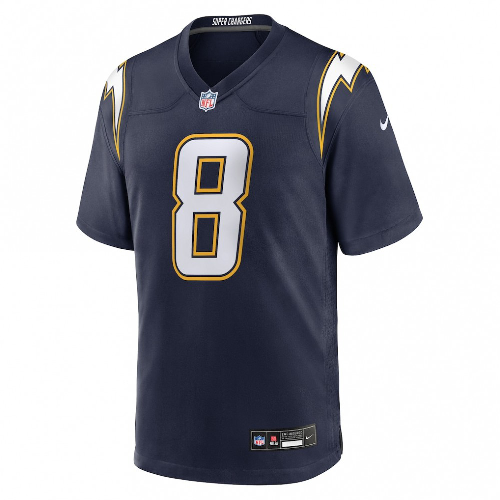 Omarion Hampton Los Angeles Chargers Nike Alternate Super Chargers Game Player Jersey - Navy-GridironStore